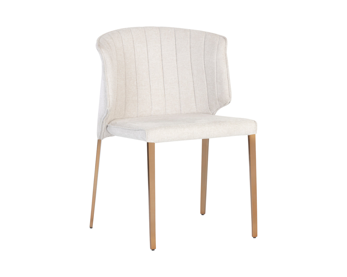 NAHLA ZAYDEN DINING CHAIR - BELFAST OATMEAL