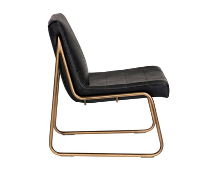 NAHLA ANTON LOUNGE CHAIR - VINTAGE BLACK