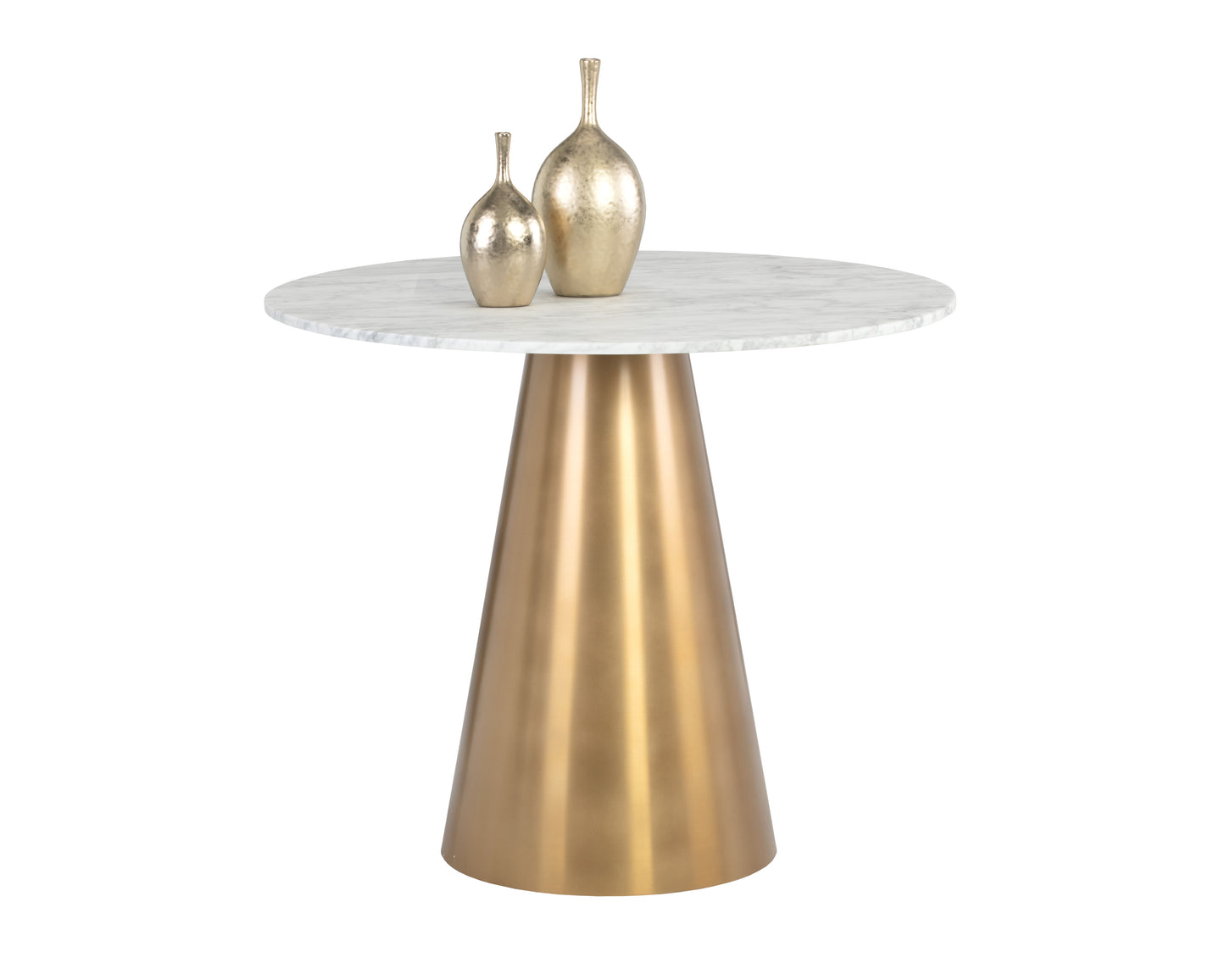 NAHLA DAMON BISTRO TABLE - GOLD - 35.5"