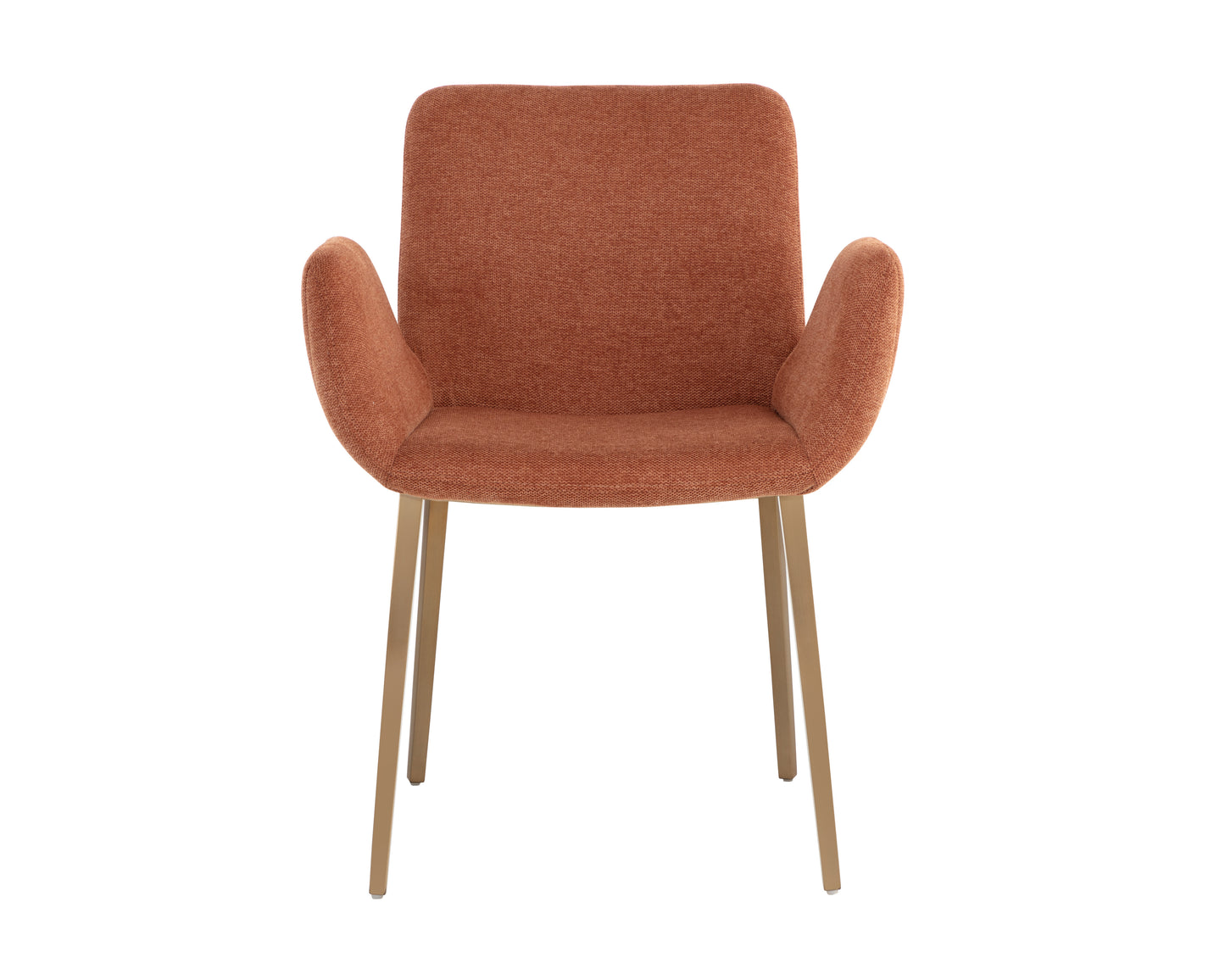 NAHLA LUCANO DINING ARMCHAIR - BELFAST RUST