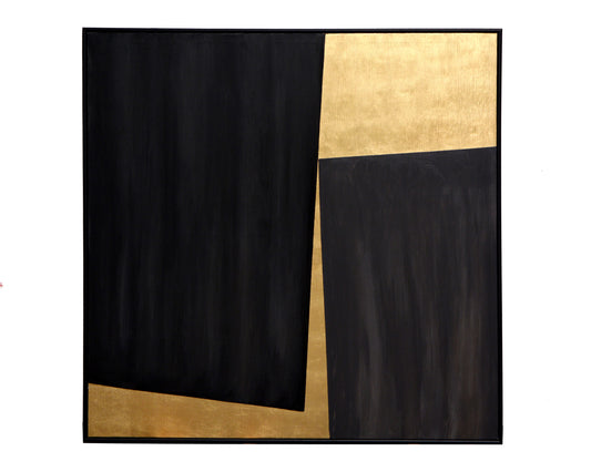 NAHLA MONOLITH - 60" X 60" - BLACK FLOATER FRAME