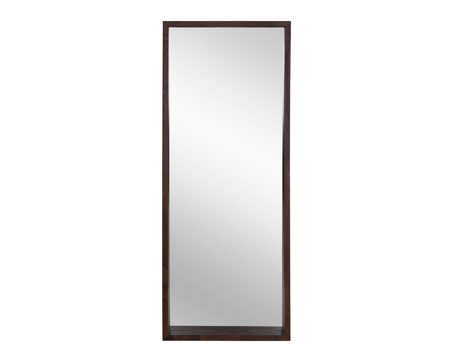 NAHLA FRESNO FLOOR MIRROR - NARROW - DARK BROWN