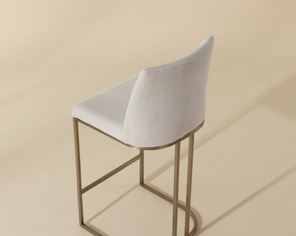 NAHLA RAYLA COUNTER STOOL - BELFAST OATMEAL