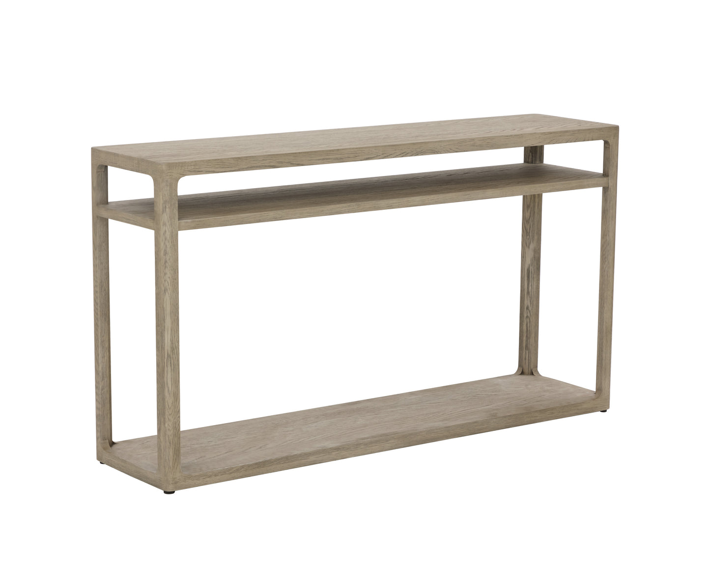 NAHLA DONCASTER CONSOLE TABLE - SMOKE GREY