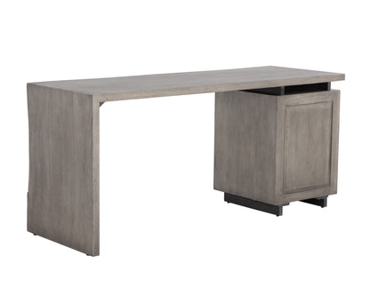 NAHLA LEWIS DESK - GREY