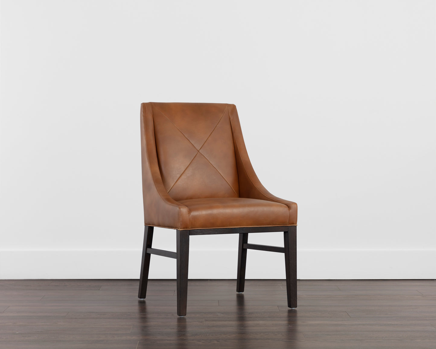 NAHLA ZION DINING CHAIR - TOBACCO TAN