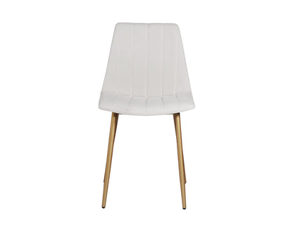 NAHLA DREW DINING CHAIR - CHAMPAGNE GOLD - ANTONIO LINEN