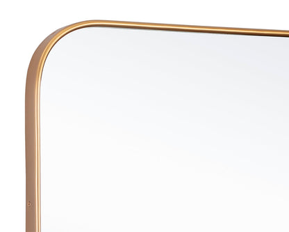 NAHLA CALABASAS WALL MIRROR - BRASS