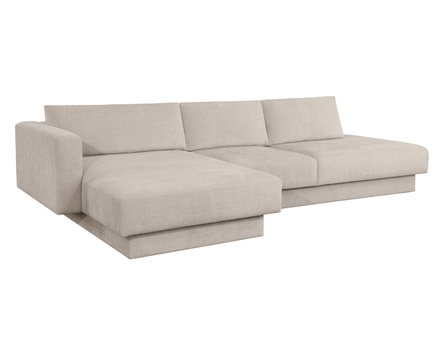 NAHLA TECOMA SOFA CHAISE - LAF - DANNY CREAM