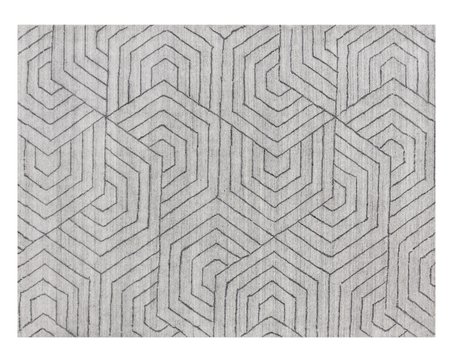 NAHLA MAZEY HAND-LOOMED RUG - GREY - 9' X 12'