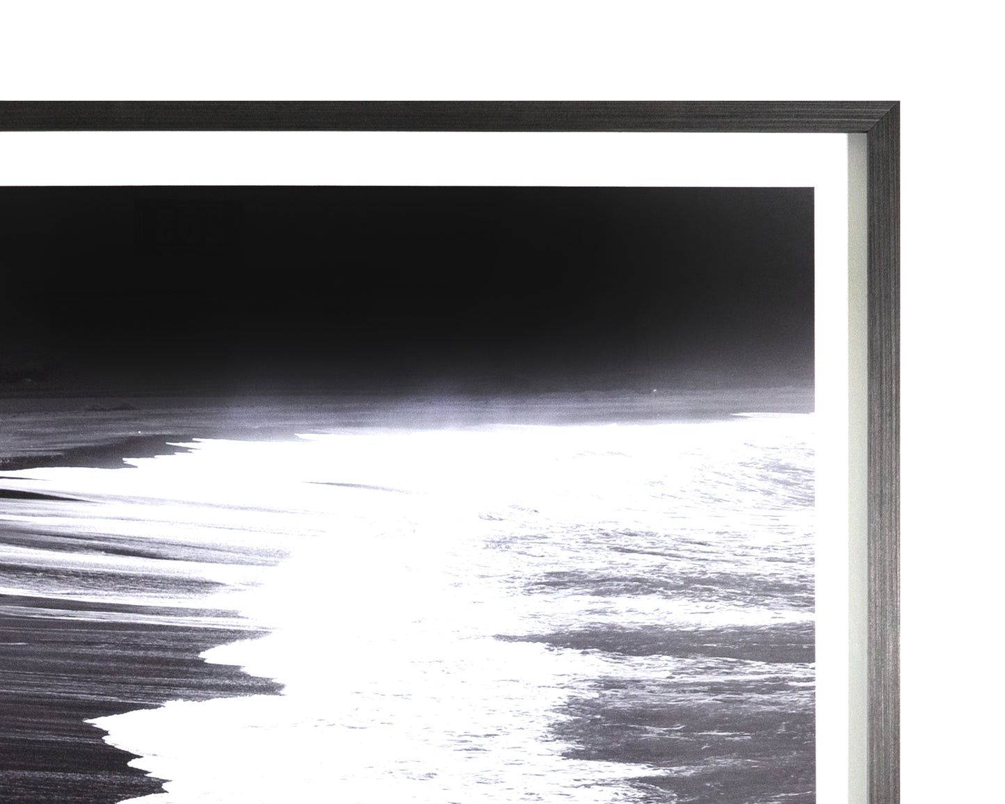 NAHLA WASHED ASHORE - 48" X 48" - CHARCOAL FRAME