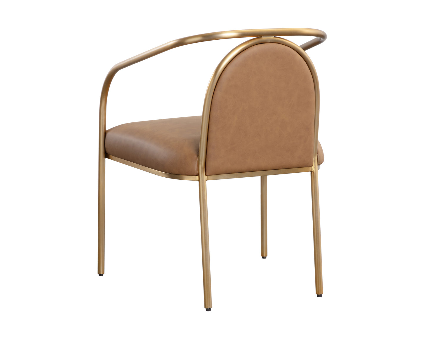 NAHLA CICERO DINING ARMCHAIR - MILLIKEN COGNAC