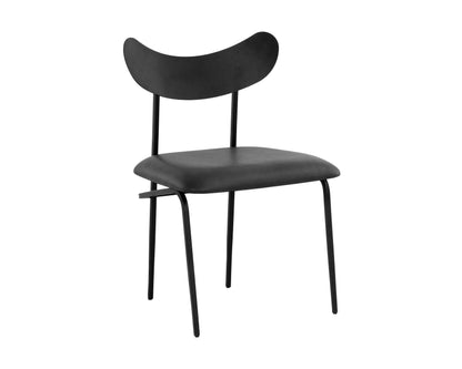 NAHLA GIBBONS DINING CHAIR - BLACK - BRAVO PORTABELLA