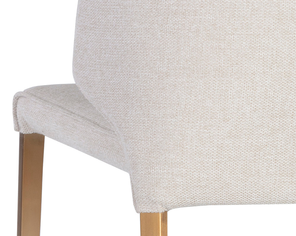 NAHLA ZAYDEN DINING CHAIR - BELFAST OATMEAL