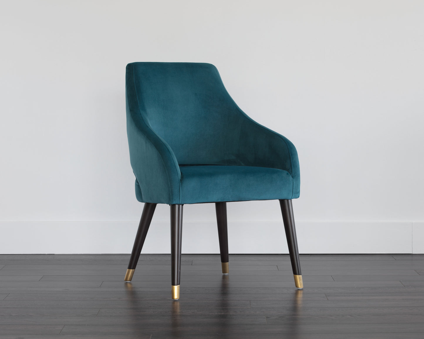 NAHLA ADELAIDE DINING ARMCHAIR - TIMELESS TEAL