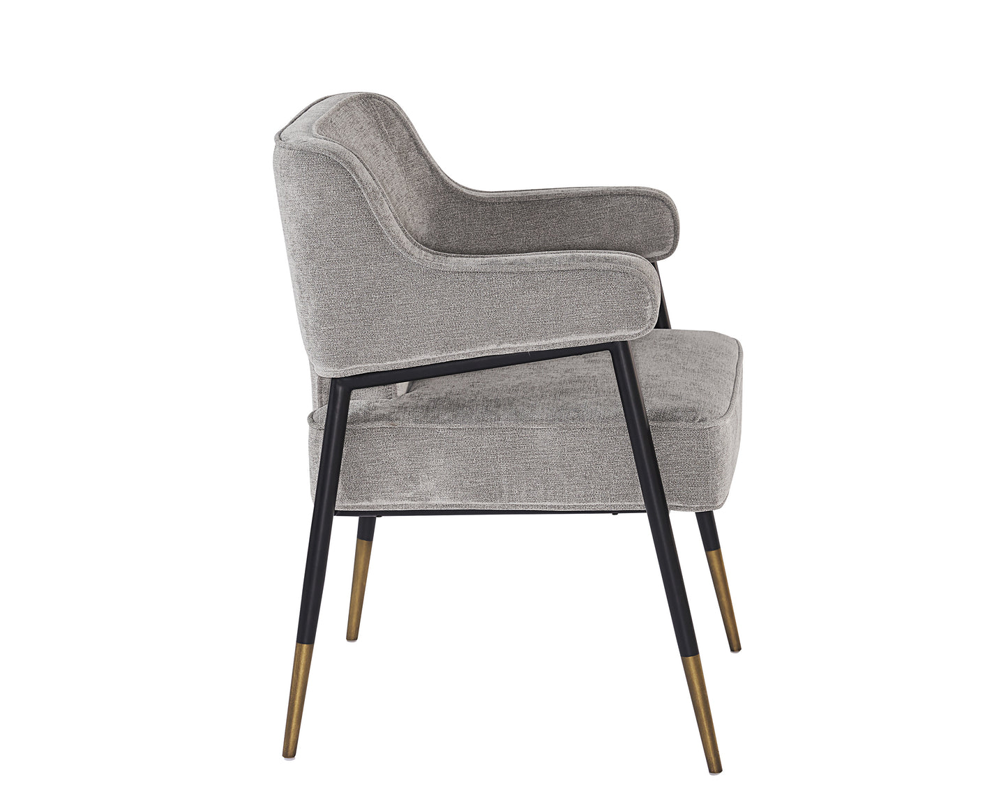 NAHLA DEROME DINING ARMCHAIR - POLO CLUB STONE