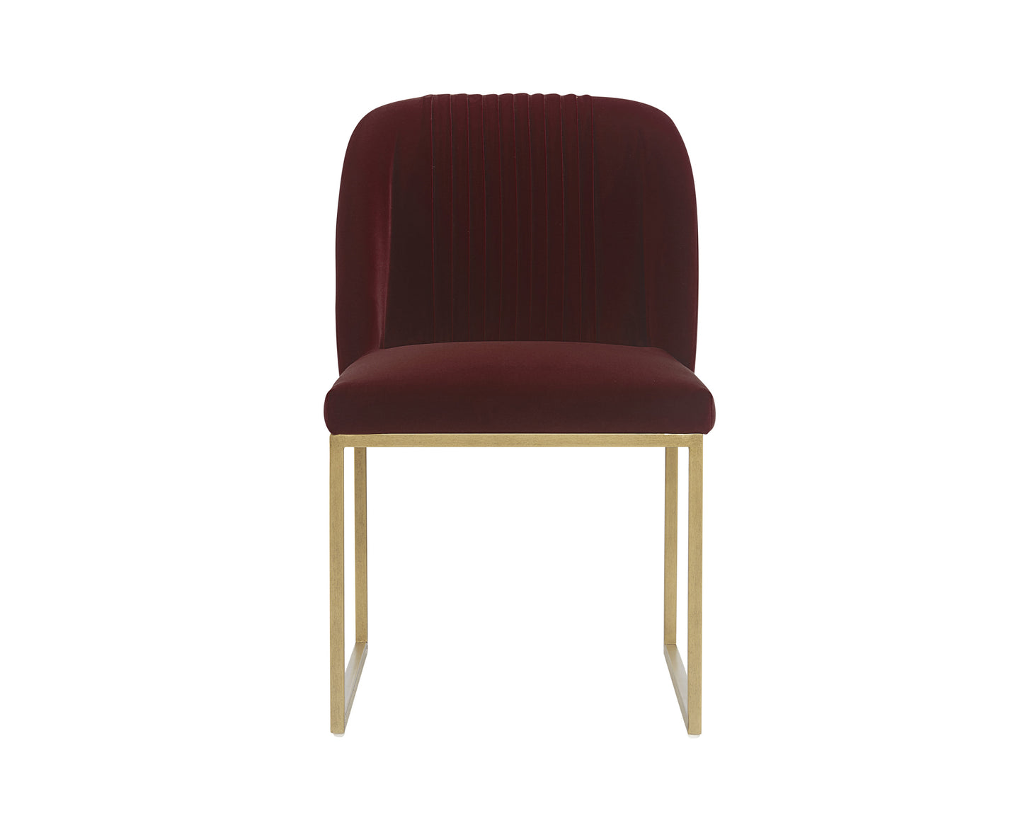 NAHLA NEVIN DINING CHAIR - MERLOT