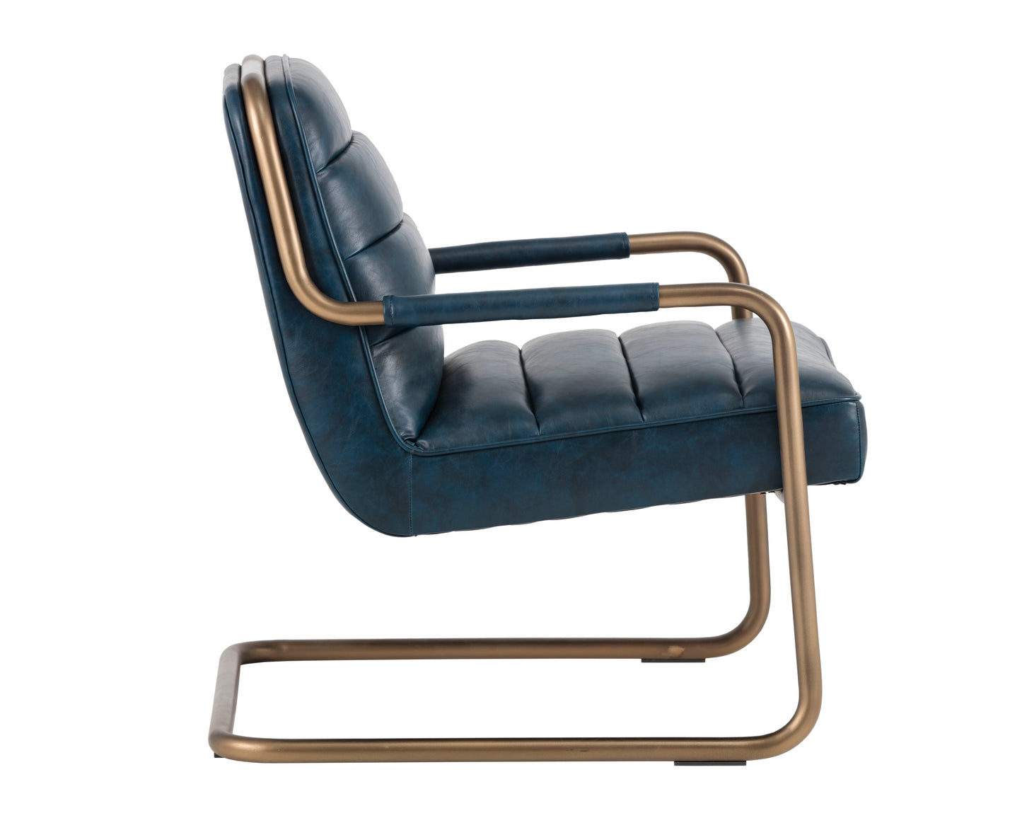 NAHLA LINCOLN LOUNGE CHAIR - VINTAGE BLUE