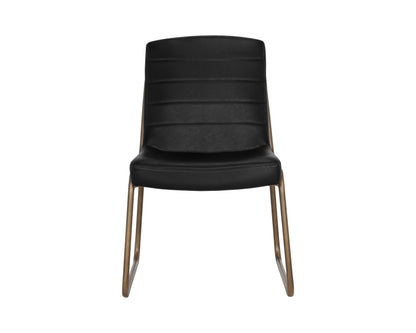 NAHLA ANTON DINING CHAIR - VINTAGE BLACK