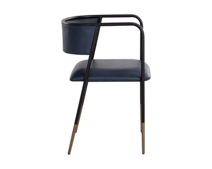 NAHLA BRENAN DINING ARMCHAIR - BRAVO ADMIRAL