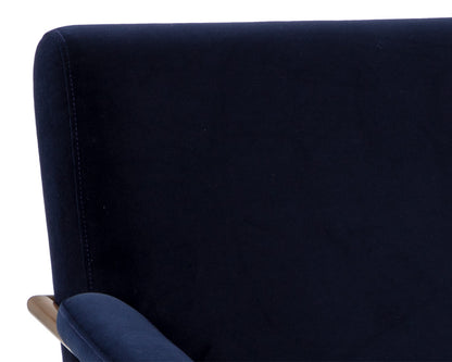 NAHLA TUTTI LOUNGE CHAIR - ABBINGTON NAVY