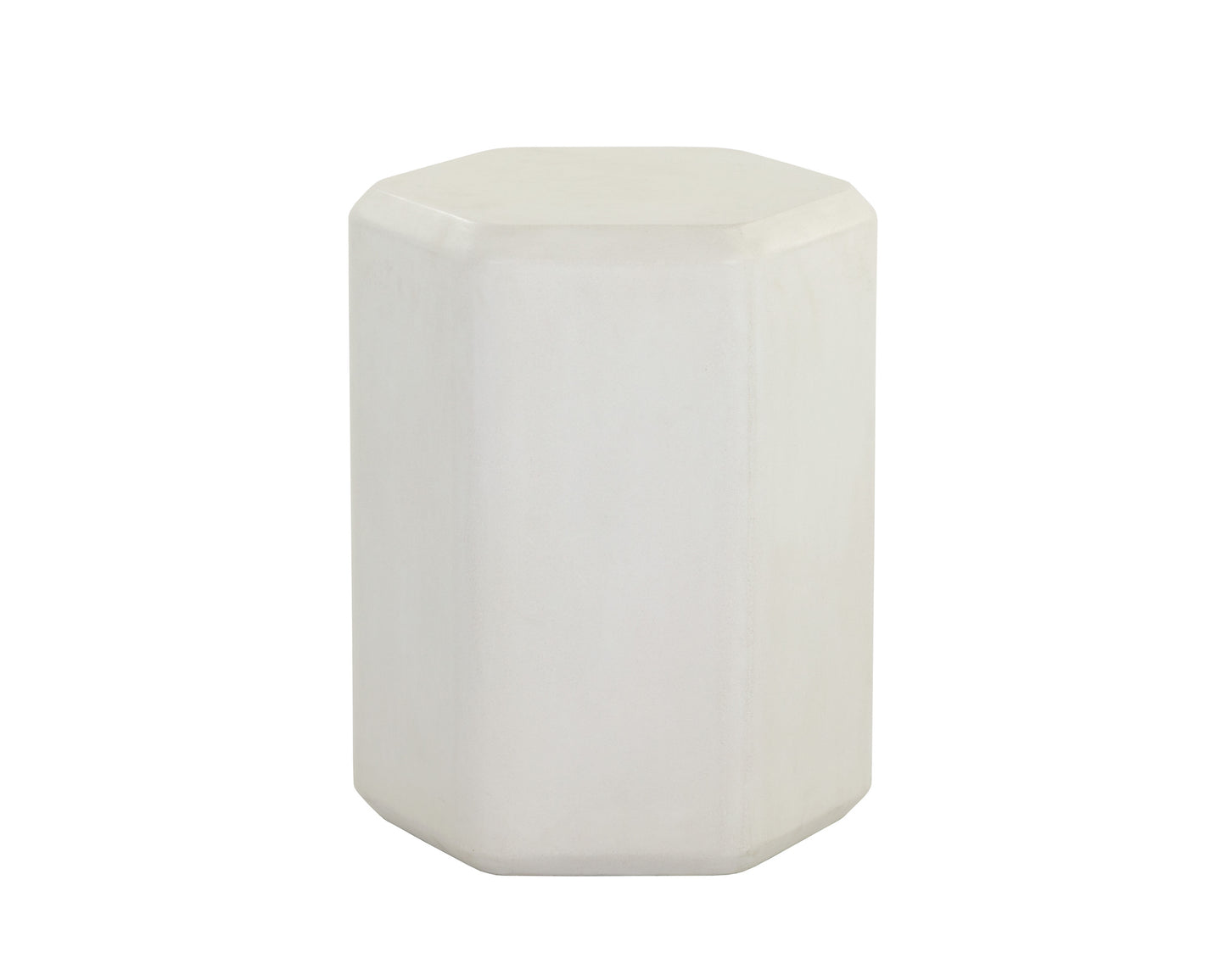 NAHLA SPEZZA END TABLE - HIGH - WHITE