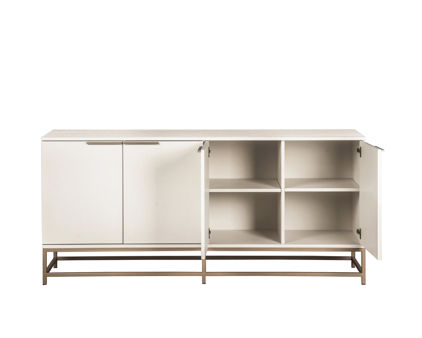 NAHLA REBEL SIDEBOARD - LARGE - CHAMPAGNE GOLD - CREAM