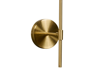 NAHLA IZORA SCONCE - BRASS - SMOKE GREY OMBRE