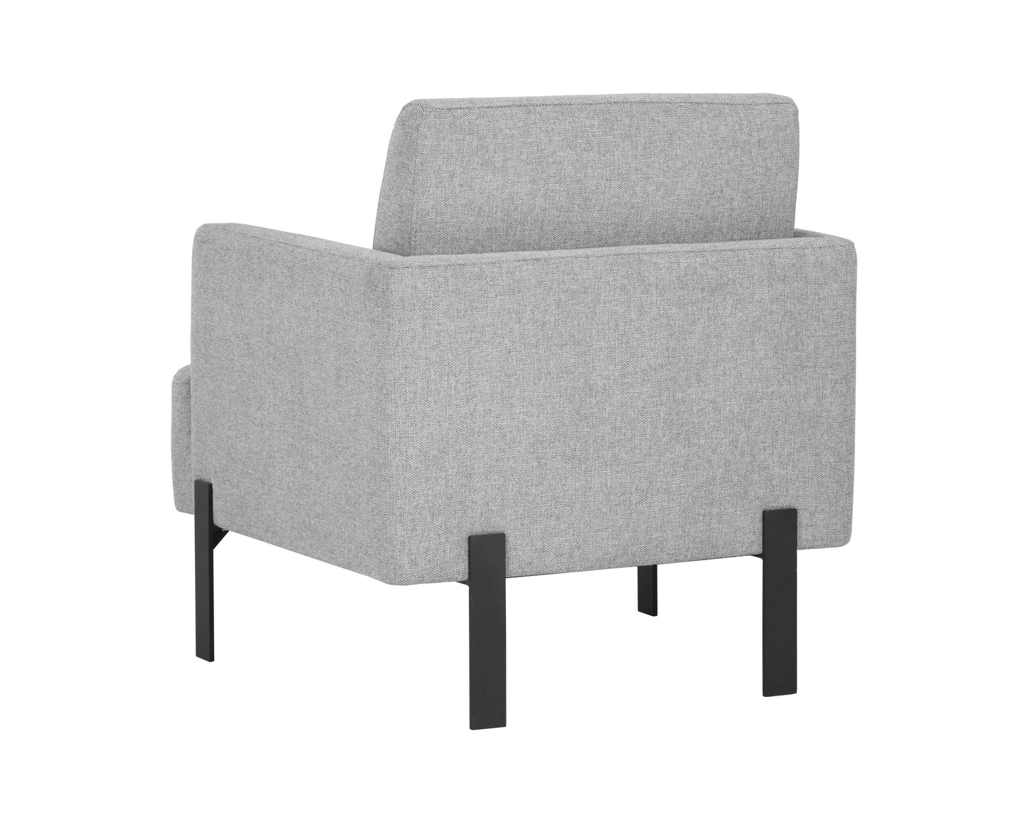 NAHLA LORILYN LOUNGE CHAIR - BELFAST HEATHER GREY