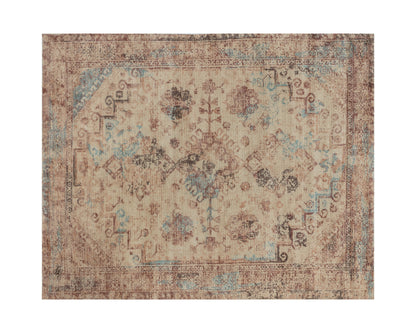 NAHLA ZAGORA LOOM-KNOTTED RUG - RUST - 8' X 10'