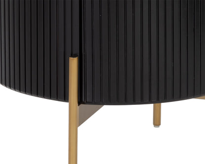 NAHLA PALOMA END TABLE - BLACK