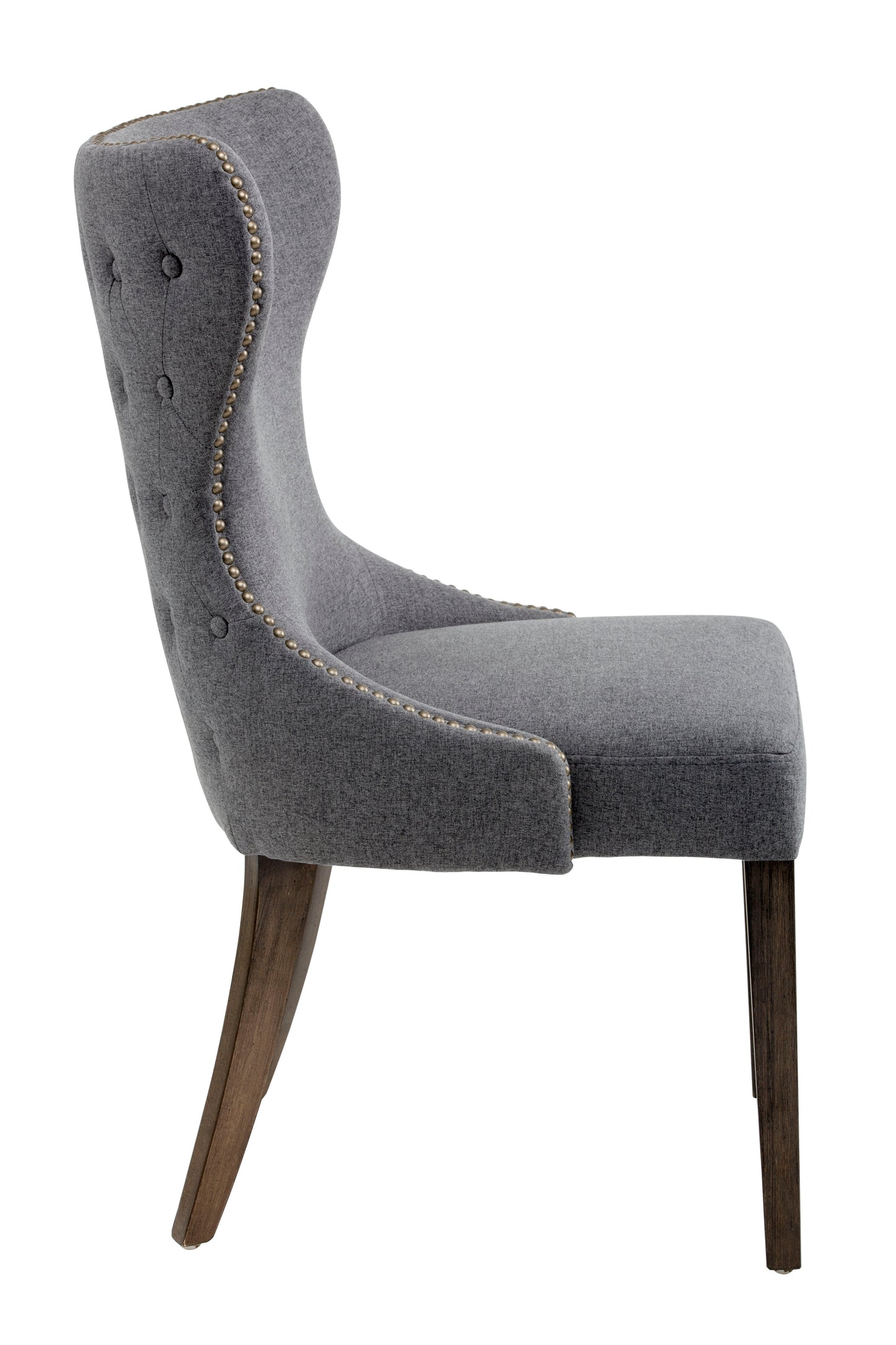 NAHLA ARIANA DINING CHAIR - DARK GREY