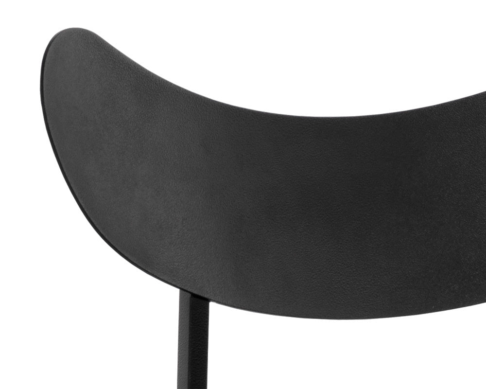 NAHLA GIBBONS DINING CHAIR - BLACK - BRAVO PORTABELLA