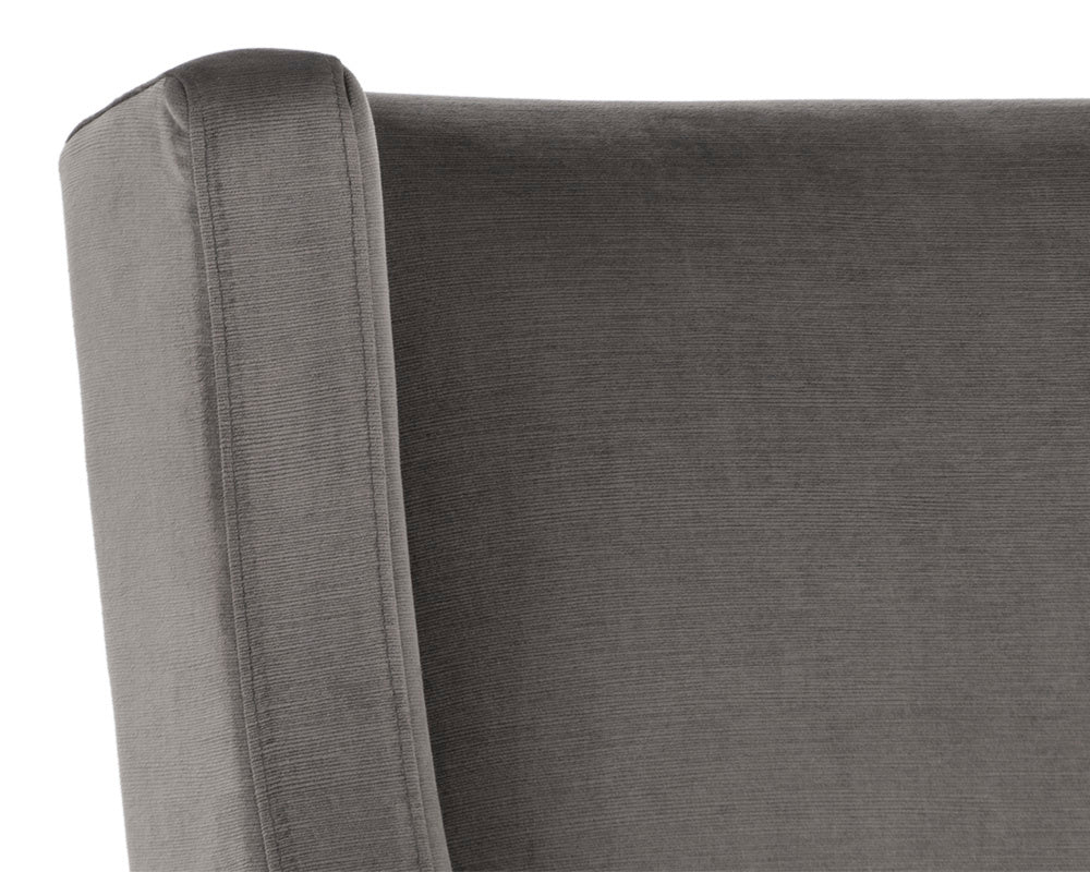 NAHLA AIDEN DINING ARMCHAIR - PICCOLO PEBBLE