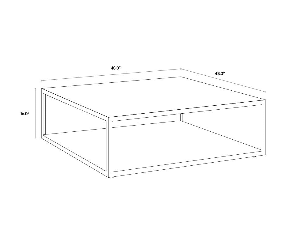 NAHLA MARA COFFEE TABLE - SQUARE