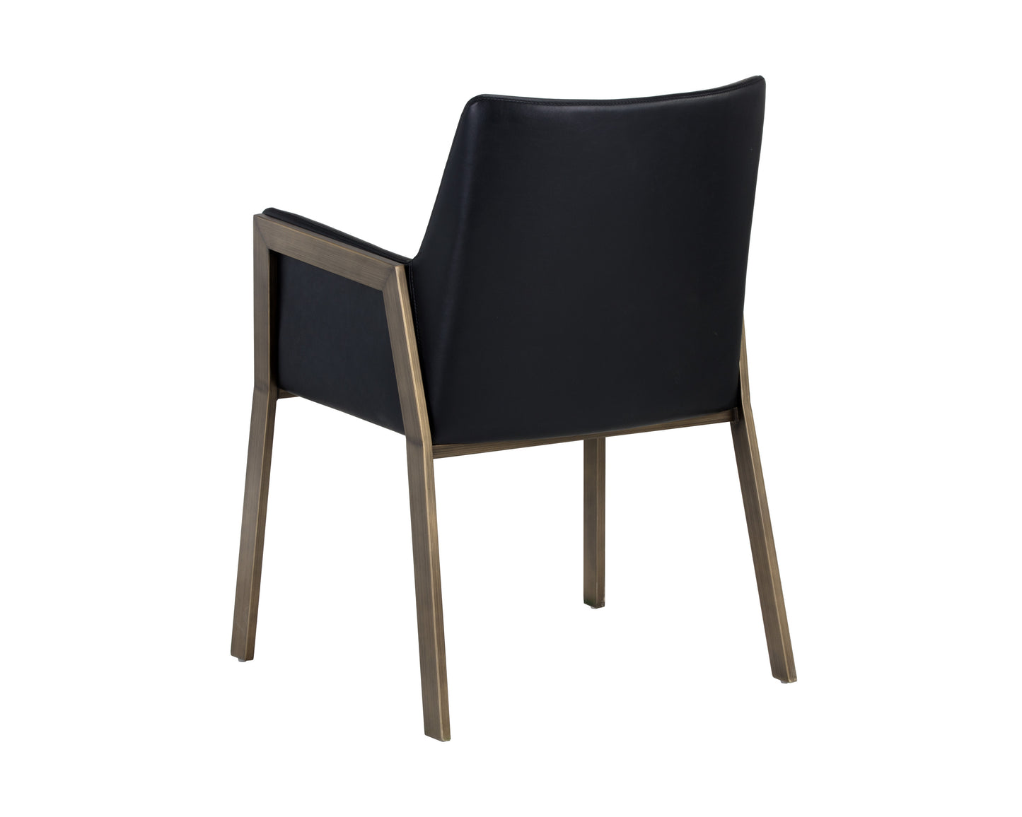 NAHLA BERNADETTE DINING ARMCHAIR - BRAVO BLACK