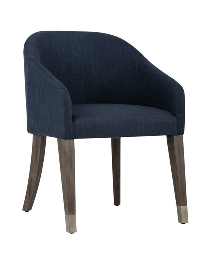 NAHLA NELLIE DINING ARMCHAIR - ARENA NAVY