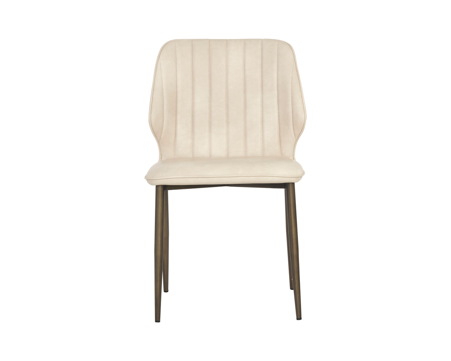 NAHLA CLINTON DINING CHAIR - BRONZE - BRAVO CREAM