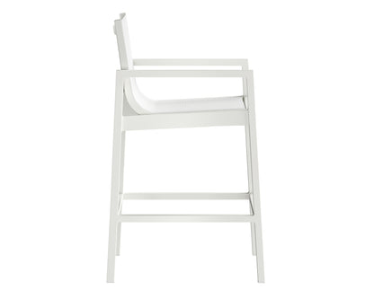 NAHLA MERANO BARSTOOL - WHITE