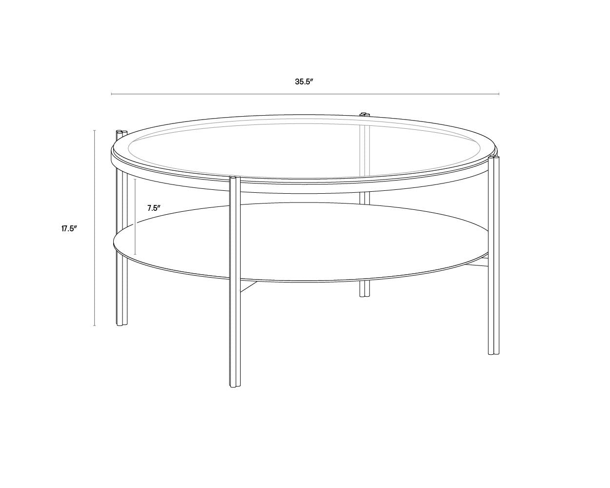 NAHLA TERRY COFFEE TABLE