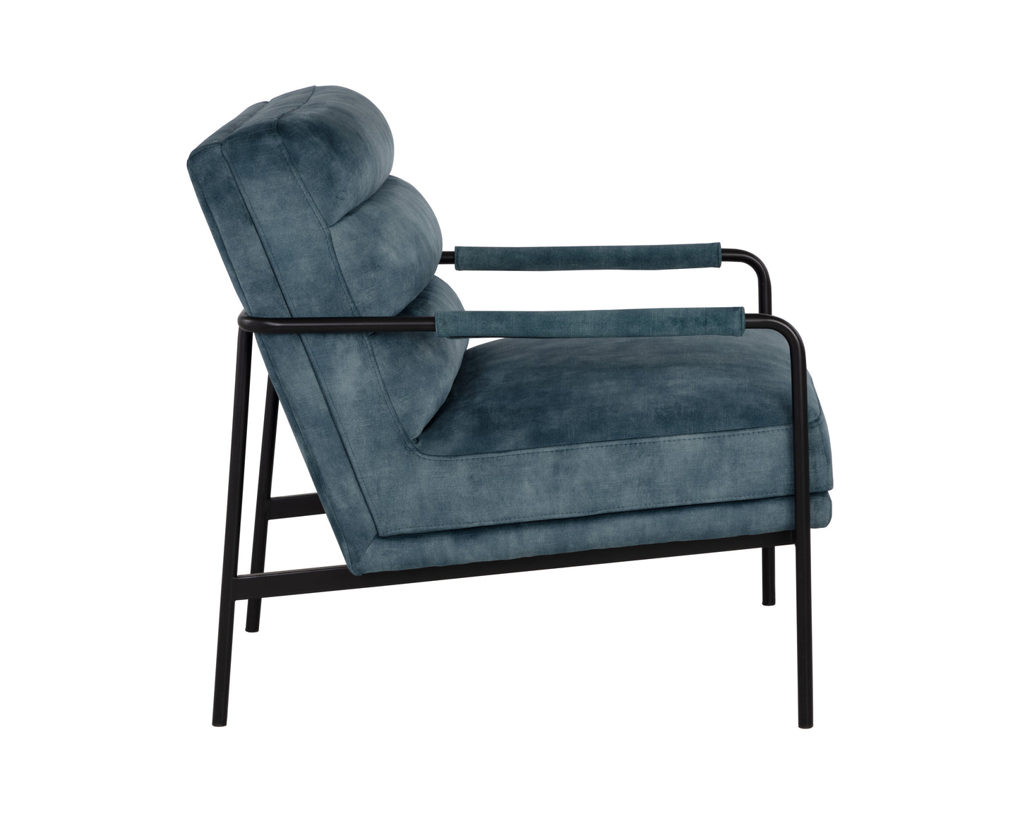 NAHLA TRISTEN LOUNGE CHAIR - NONO PETROL