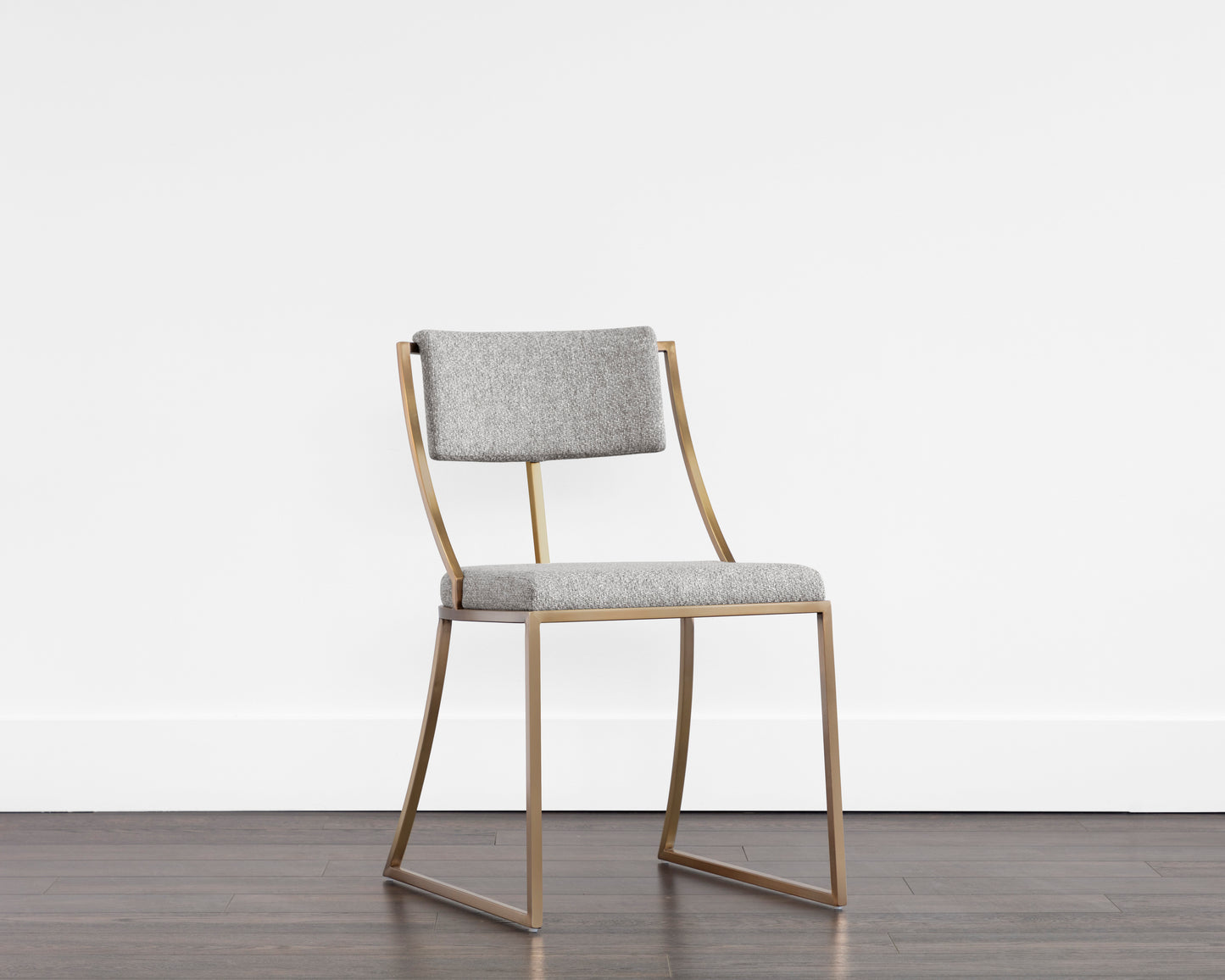 NAHLA MAKENA DINING CHAIR - MONUMENT PEBBLE