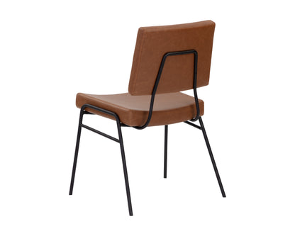 NAHLA BRINLEY DINING CHAIR - BLACK - HAZELNUT