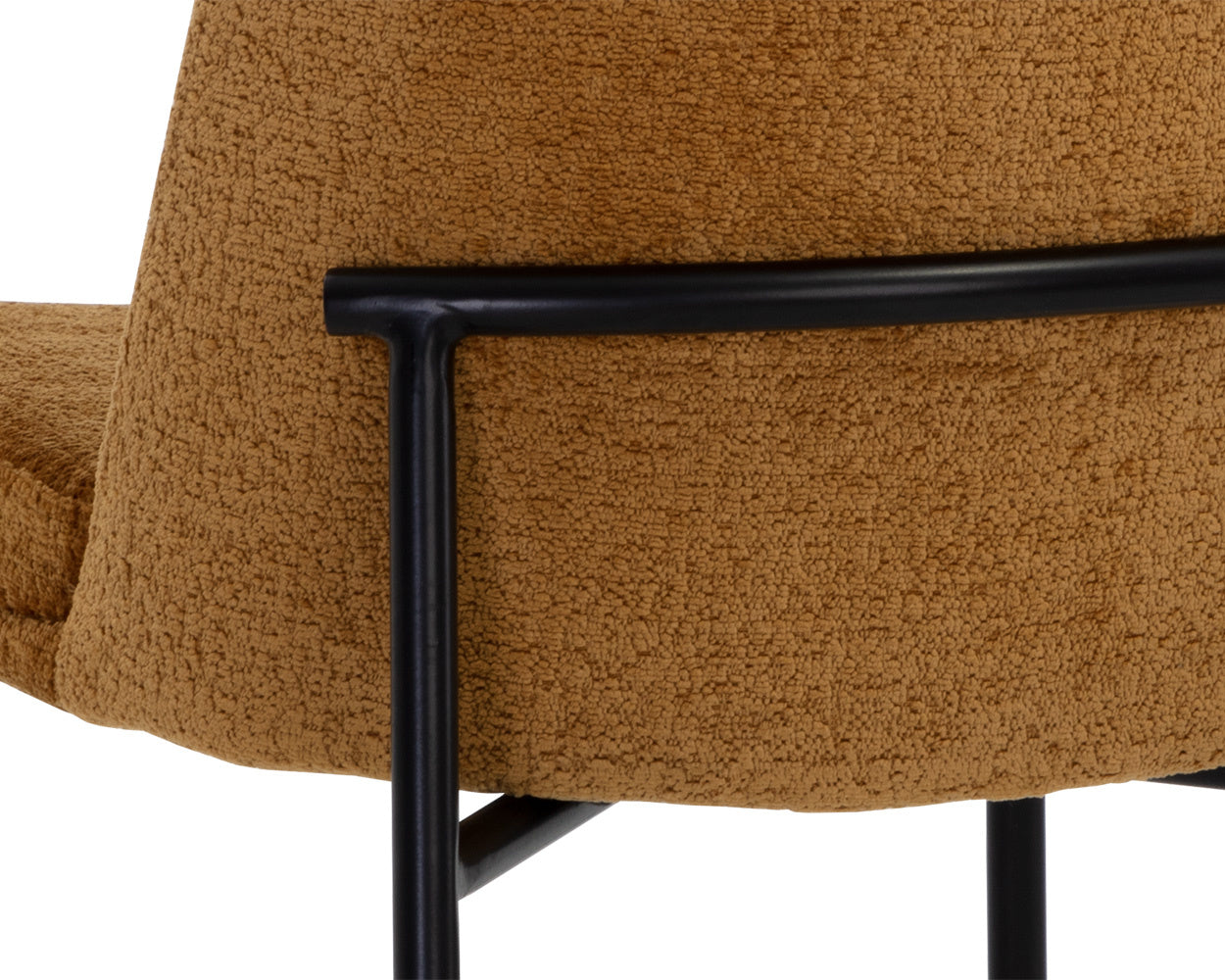 NAHLA ZEKE DINING CHAIR - BLACK - BERGEN MARMALADE