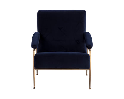 NAHLA TUTTI LOUNGE CHAIR - ABBINGTON NAVY