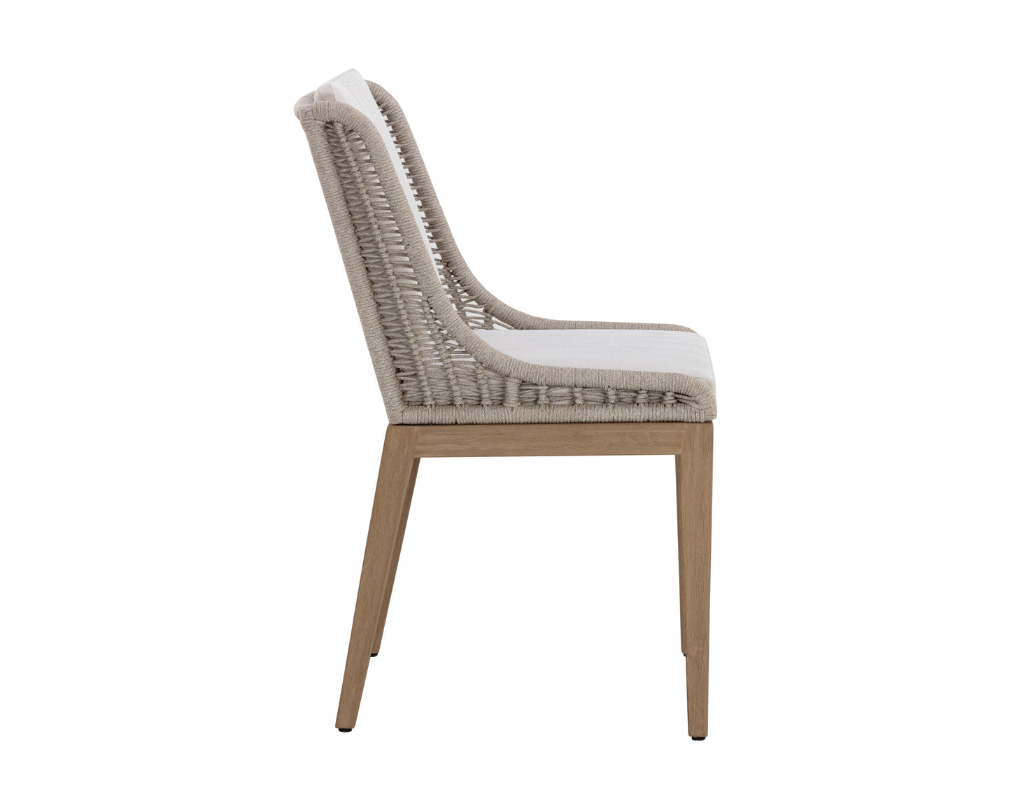 NAHLA SORRENTO DINING CHAIR - DRIFT BROWN - PALAZZO CREAM