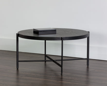 NAHLA WILLEM COFFEE TABLE - MEDIUM - OAK VENEER