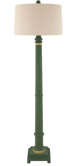 503 Tall Emerald Green Floor Lamp