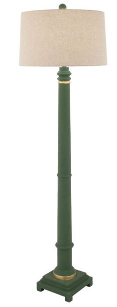 503 Tall Emerald Green Floor Lamp