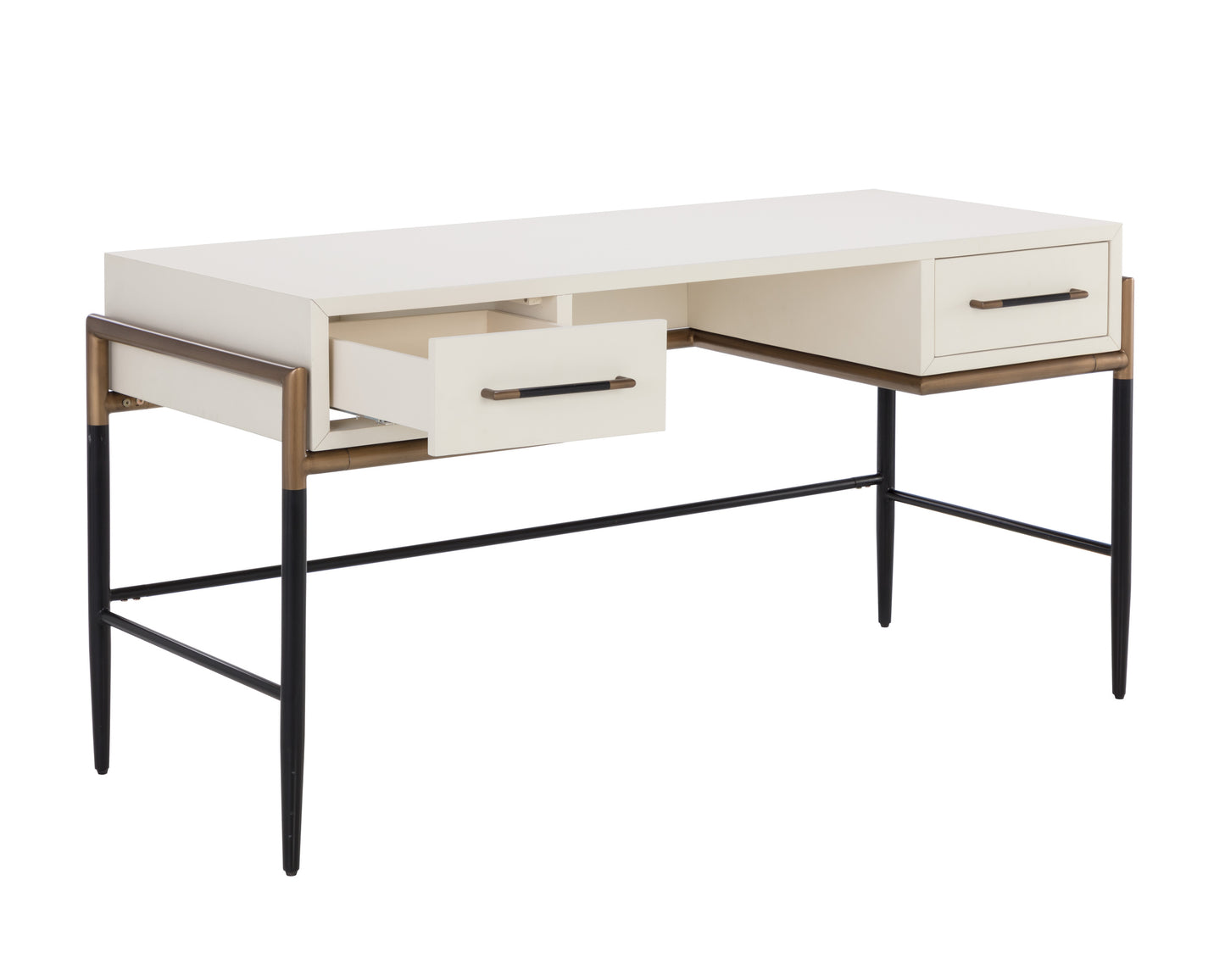 NAHLA WELDRICK DESK - OYSTER